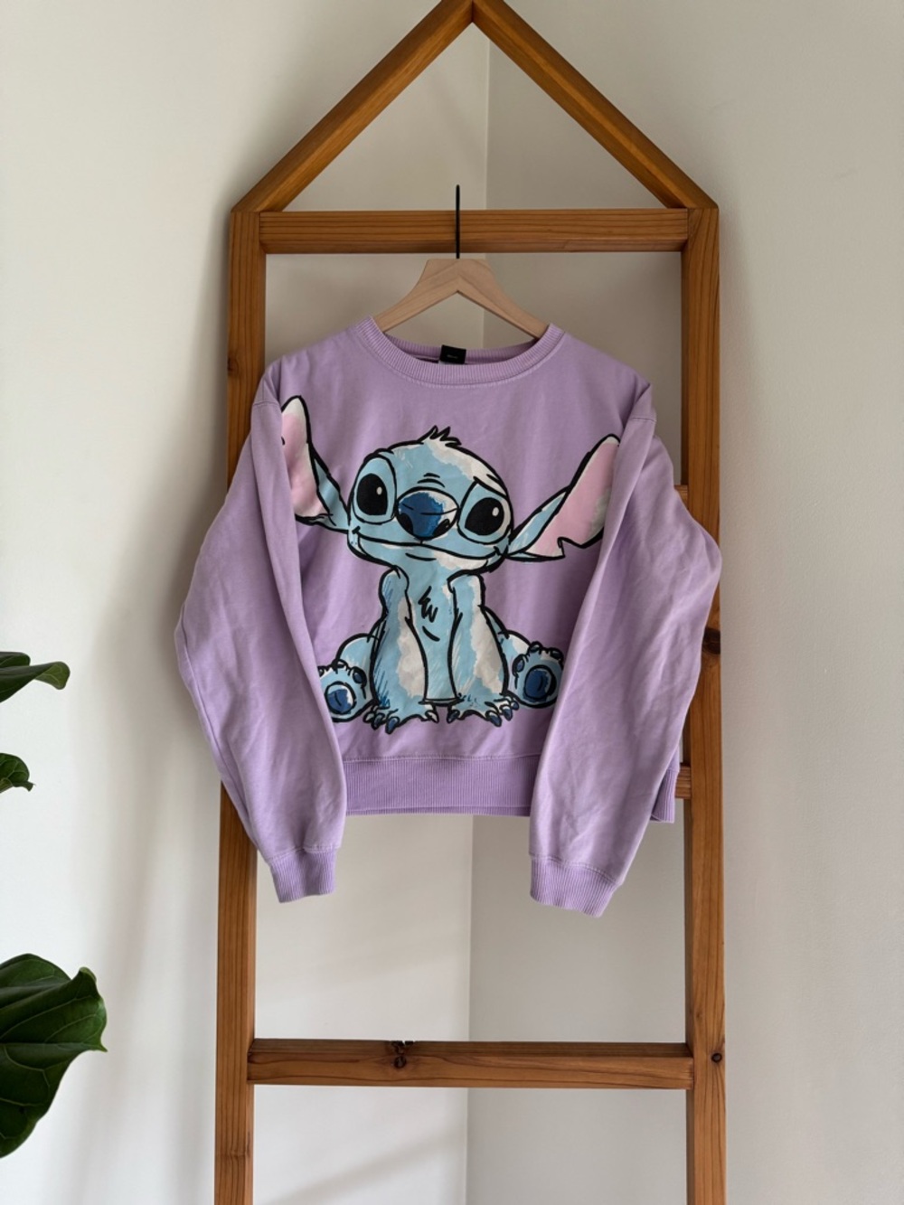 Disney Lavender Stitch Graphic Sweatshirt